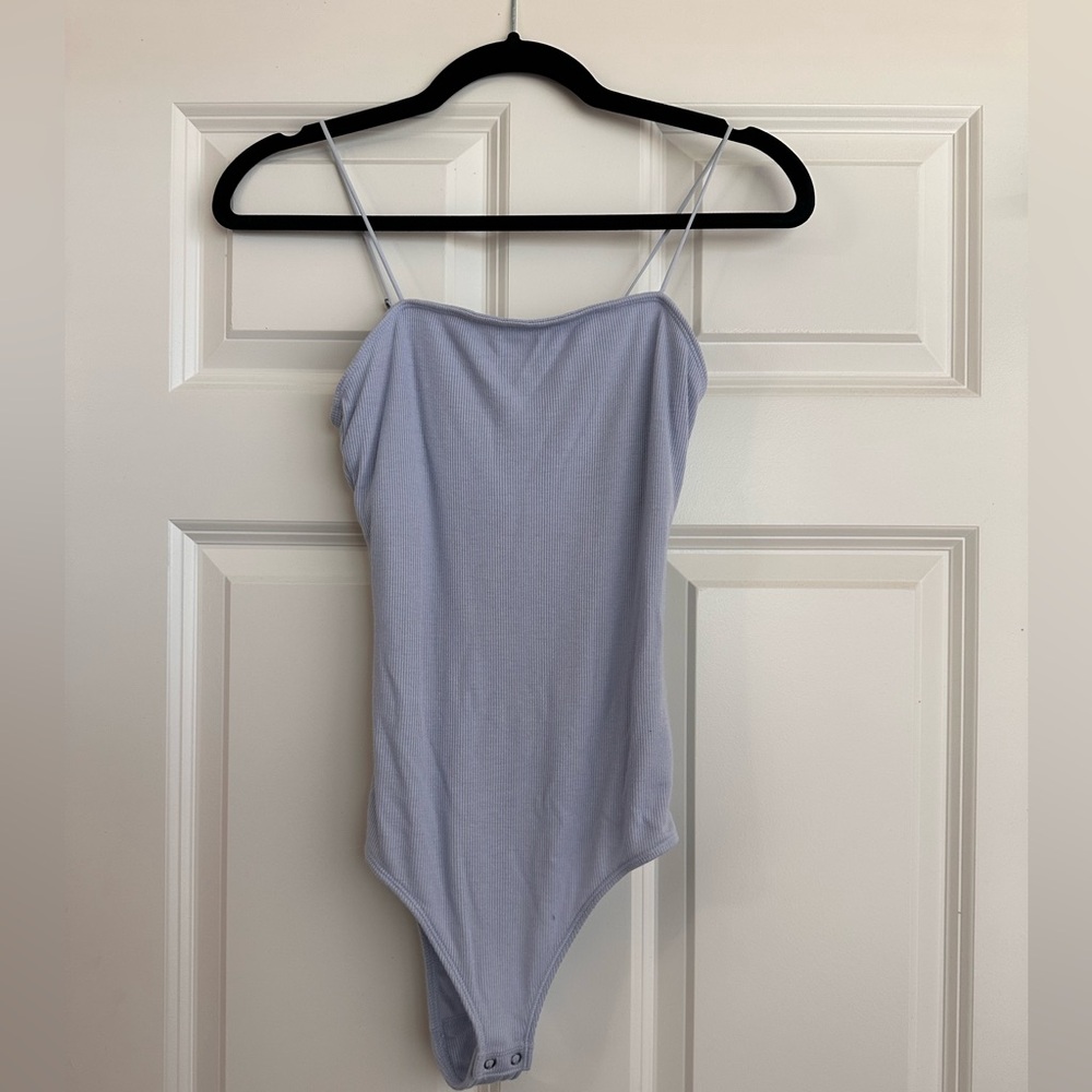 Size small light blue hollister body suit